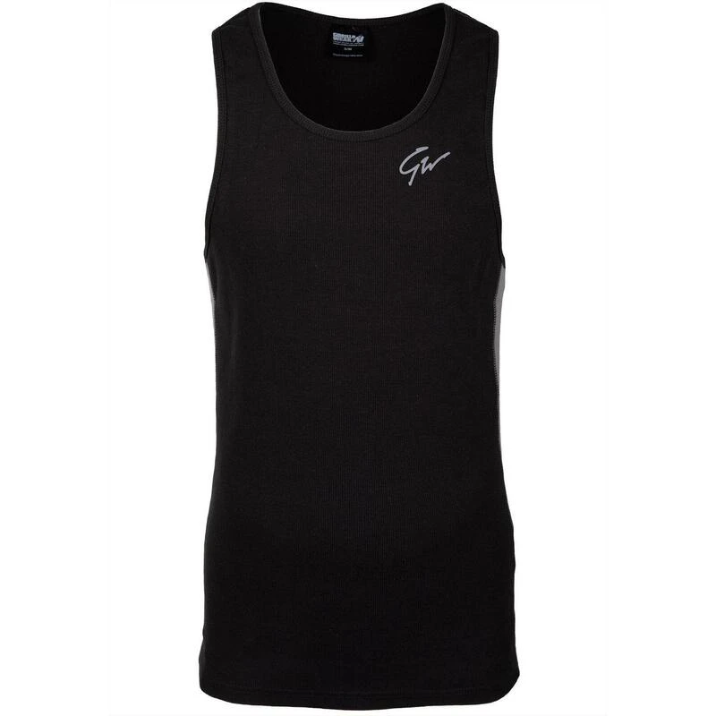 Gorilla Wear Richmond Rib Tank Top Black/Gray 6 Gorilla Wear Richmond Rib Tank Top Black/Gray - Afbeelding 6
