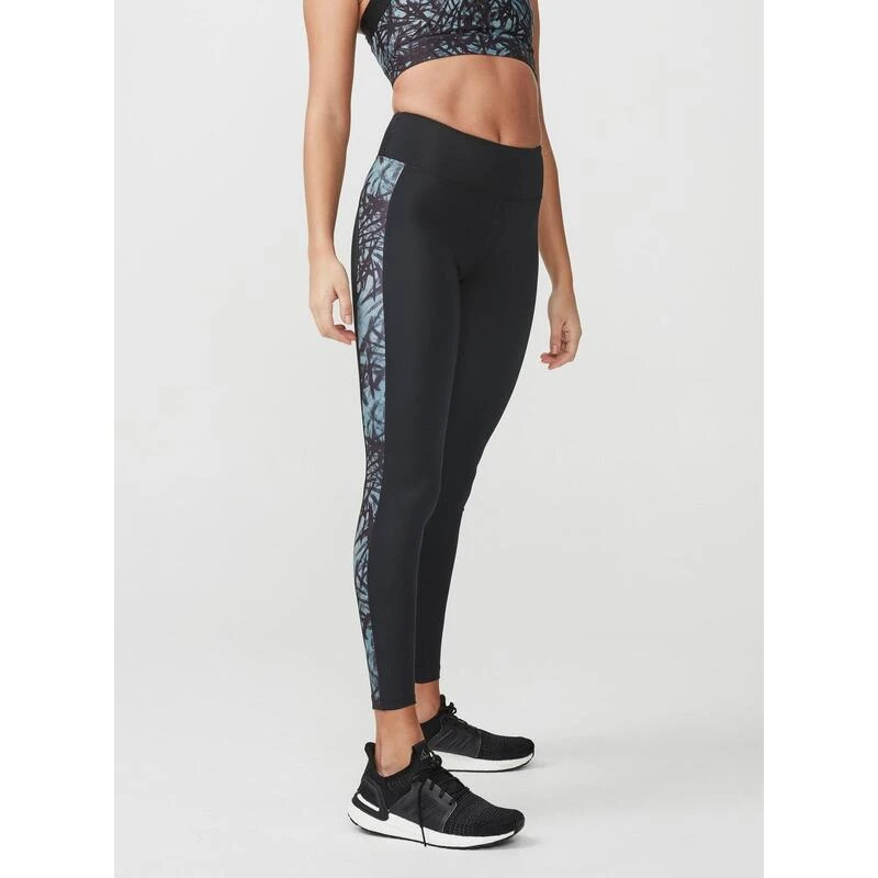 Röhnisch Sportlegging Flattering Block Dames Sketch Zwart/groen 4 Röhnisch Sportlegging Flattering Block Dames Sketch Zwart/groen - Afbeelding 4