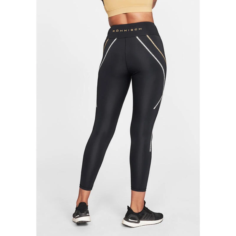 Röhnisch Sportlegging Uplift Dames Polyester Zwart 4 Röhnisch Sportlegging Uplift Dames Polyester Zwart - Afbeelding 4