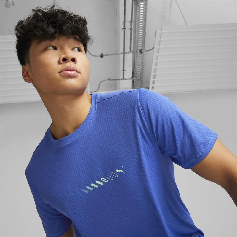 Run Favourite Logo T-shirt Voor Heren PUMA 2 Run Favourite Logo T-shirt Voor Heren PUMA - Afbeelding 2