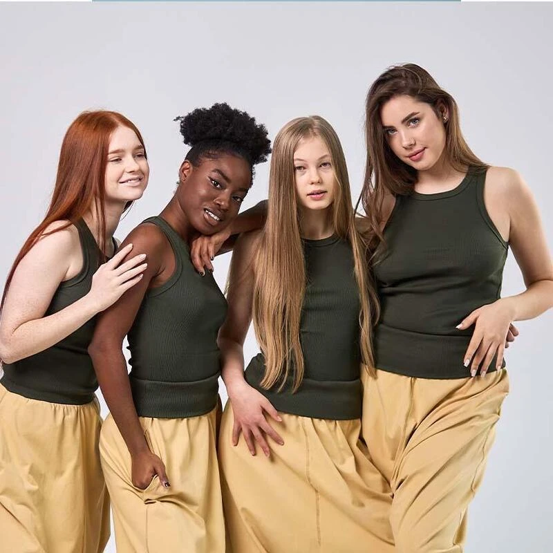 Samarali Tanktop - Donkergroen 2 Samarali Tanktop - Donkergroen - Afbeelding 2