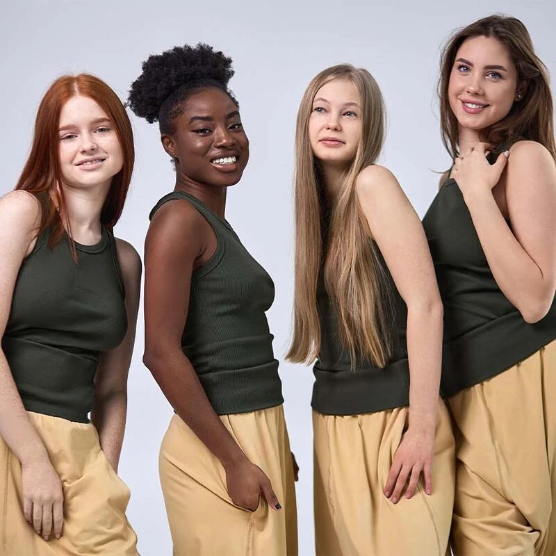 Samarali Tanktop - Donkergroen 4 Samarali Tanktop - Donkergroen - Afbeelding 4