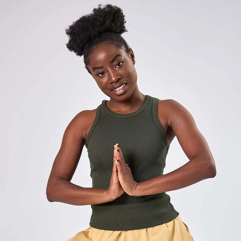 Samarali Tanktop - Donkergroen 1 Samarali Tanktop - Donkergroen