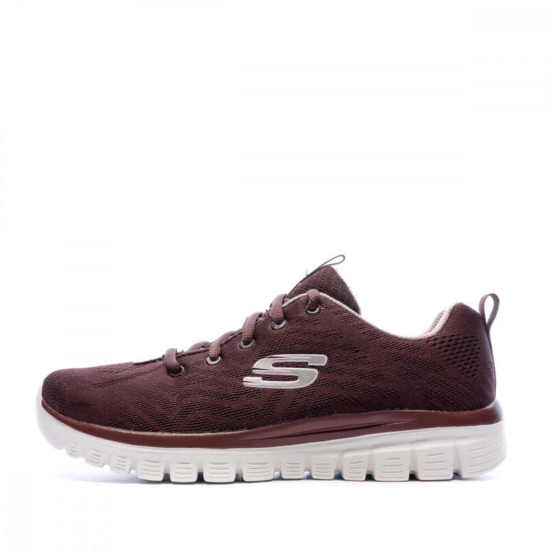 Skechers Schoenen Graceful Get Connected Paars - 12615-WINE 1 Skechers Schoenen Graceful Get Connected Paars - 12615-WINE