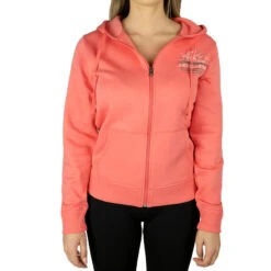 Skechers Full Zip Hoodie, Vrouwen, Sweatshirts, Roze
