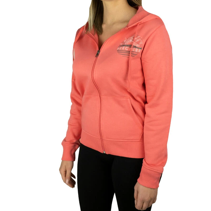 Skechers Full Zip Hoodie, Vrouwen, Sweatshirts, Roze 4 Skechers Full Zip Hoodie, Vrouwen, Sweatshirts, Roze - Afbeelding 4