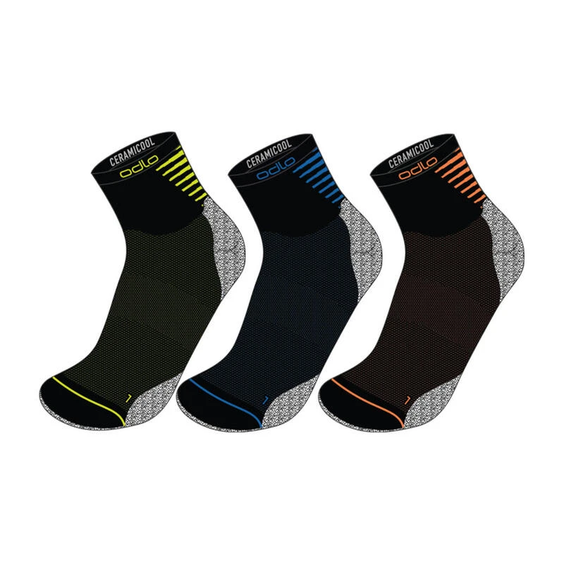 Odlo Socks Quarter CERAMICOOL QUARTER 3-pack 1 Odlo Socks Quarter CERAMICOOL QUARTER 3-pack