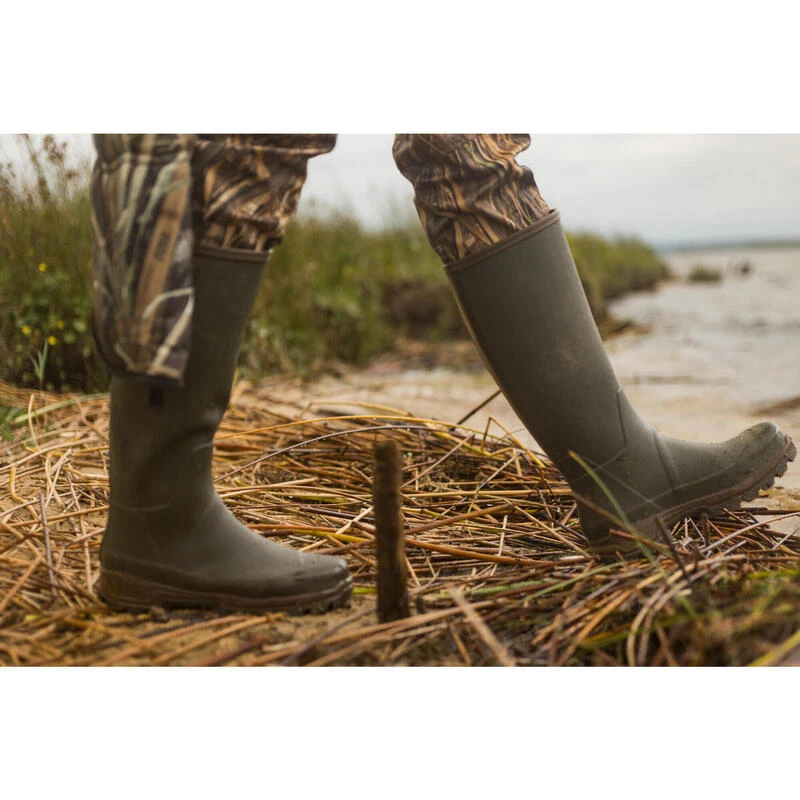 Stevige Rubberlaarzen Voor De Jacht 500 16 Stevige Rubberlaarzen Voor De Jacht 500 - Afbeelding 16