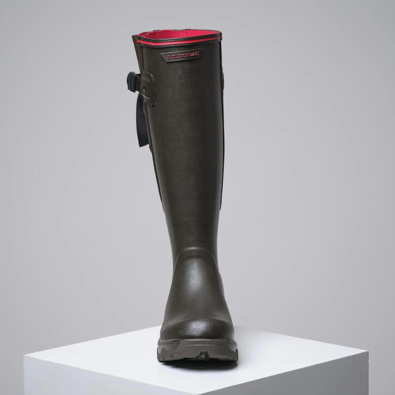 Stevige Rubberlaarzen Voor De Jacht Dames 520 2 Stevige Rubberlaarzen Voor De Jacht Dames 520 - Afbeelding 2