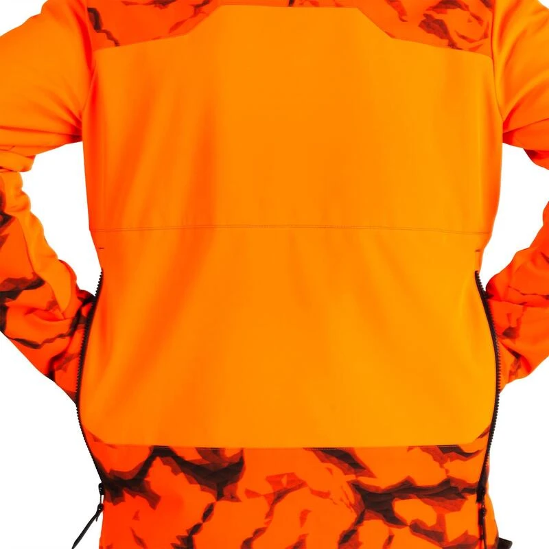 Stevige Softshell Jachtjas 500 Fluo-oranje 11 Stevige Softshell Jachtjas 500 Fluo-oranje - Afbeelding 11