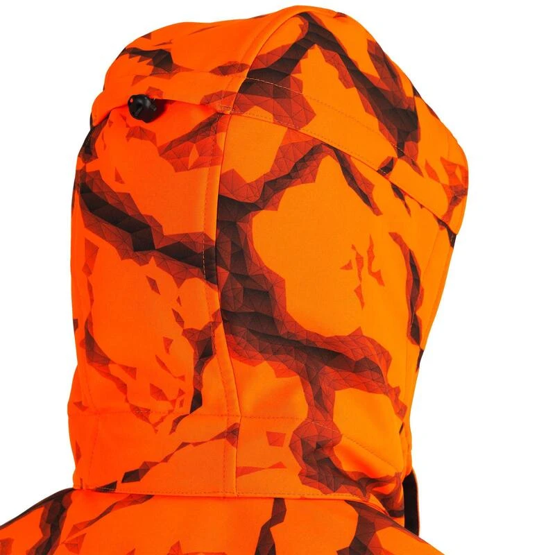 Stevige Softshell Jachtjas 500 Fluo-oranje 15 Stevige Softshell Jachtjas 500 Fluo-oranje - Afbeelding 15