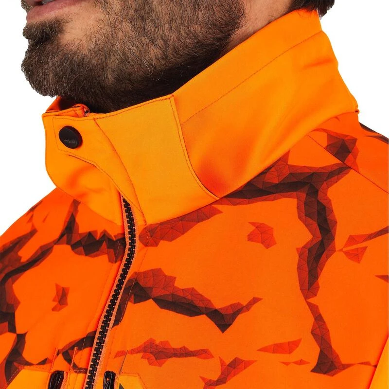 Stevige Softshell Jachtjas 500 Fluo-oranje 16 Stevige Softshell Jachtjas 500 Fluo-oranje - Afbeelding 16