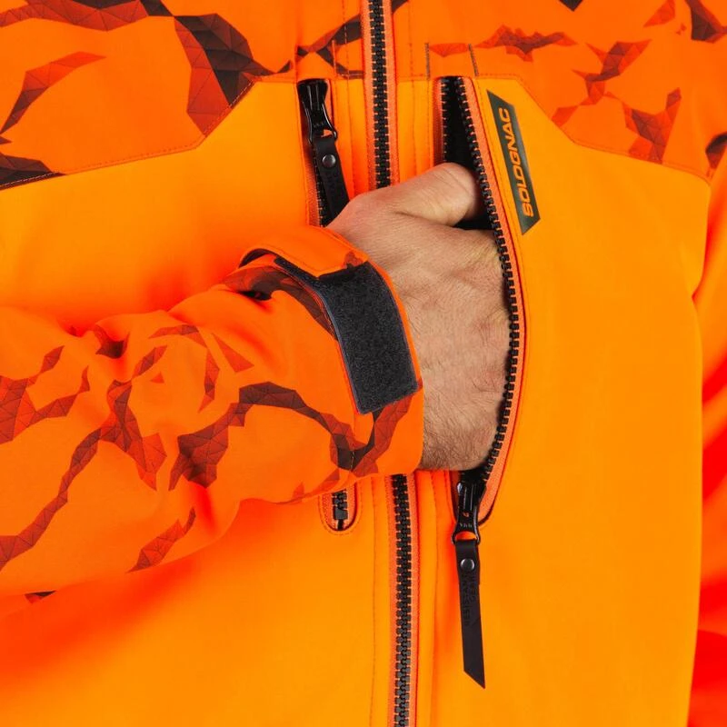 Stevige Softshell Jachtjas 500 Fluo-oranje 9 Stevige Softshell Jachtjas 500 Fluo-oranje - Afbeelding 9