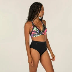 Surfbikinibroekje Voor Dames ROSA Met Hoge Taille ZWART 25 Surfbikinibroekje Voor Dames ROSA Met Hoge Taille ZWART -Regatta Verkoop surfbikinibroekje voor dames rosa met hoge taille zwart 5