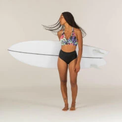 Surfbikinibroekje Voor Dames ROSA Met Hoge Taille ZWART 27 Surfbikinibroekje Voor Dames ROSA Met Hoge Taille ZWART -Regatta Verkoop surfbikinibroekje voor dames rosa met hoge taille zwart 7