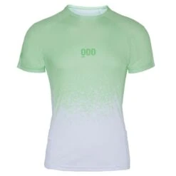Technisch Hardloopshirt Running Trail Run Mooquer Green Fade E - Trail Heren