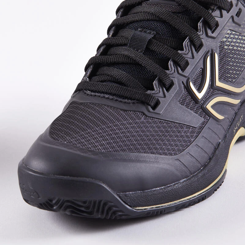 Artengo Tennisschoenen Voor Dames TS990 Gravel Zwart 4 Artengo Tennisschoenen Voor Dames TS990 Gravel Zwart - Afbeelding 4