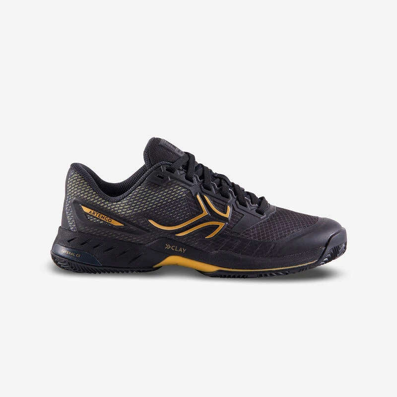 Artengo Tennisschoenen Voor Dames TS990 Gravel Zwart 1 Artengo Tennisschoenen Voor Dames TS990 Gravel Zwart