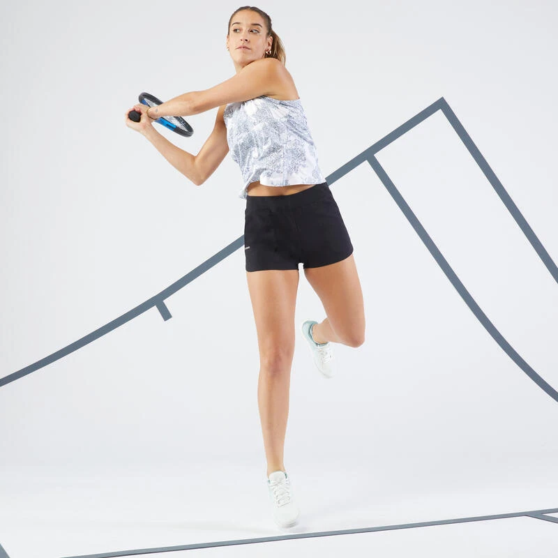 Artengo Tennisshort Voor Dames Dry 500 Met Zakken 2 Artengo Tennisshort Voor Dames Dry 500 Met Zakken - Afbeelding 2