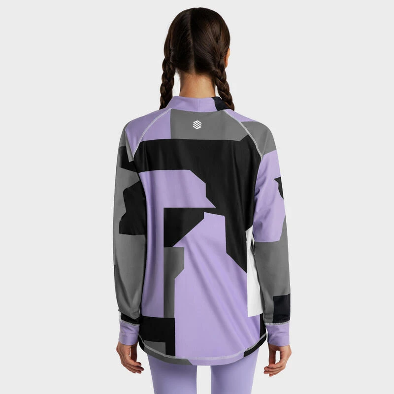 Thermisch Ondershirt Wintersport SIROKO Slush-W Gleam Lavendel Dames 2 Thermisch Ondershirt Wintersport SIROKO Slush-W Gleam Lavendel Dames - Afbeelding 2