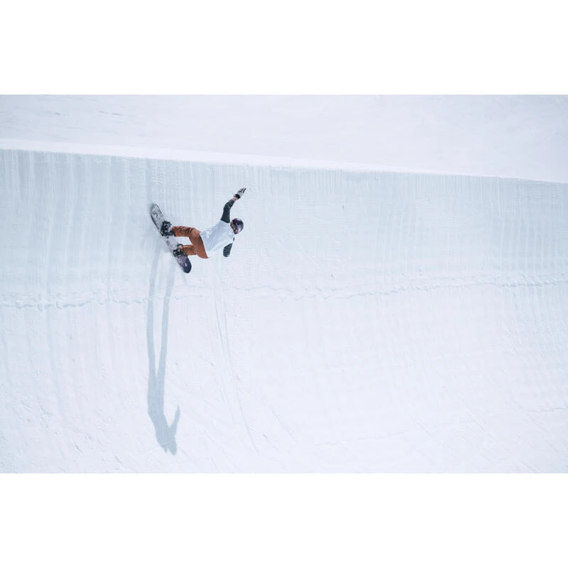 WEDZE Thermoshirt Voor Skiën Voor Dames BL 590 Brokovich Merinowol Grijs/wit 11 WEDZE Thermoshirt Voor Skiën Voor Dames BL 590 Brokovich Merinowol Grijs/wit - Afbeelding 11