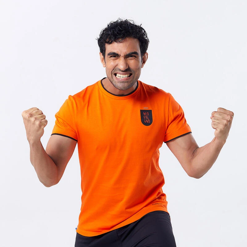 Kipsta Voetbalshirt Voor Volwassenen Nederland FF100 2024 12 Kipsta Voetbalshirt Voor Volwassenen Nederland FF100 2024 - Afbeelding 12