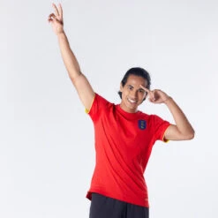 Kipsta VOETBALSHIRT VOOR VOLWASSENEN SPANJE FF100 2024 -Regatta Verkoop voetbalshirt voor volwassenen spanje ff100 2024 14