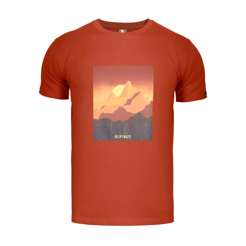 Wandel T-shirt Voor Heren Alpinus Drefekal 1 Wandel T-shirt Voor Heren Alpinus Drefekal