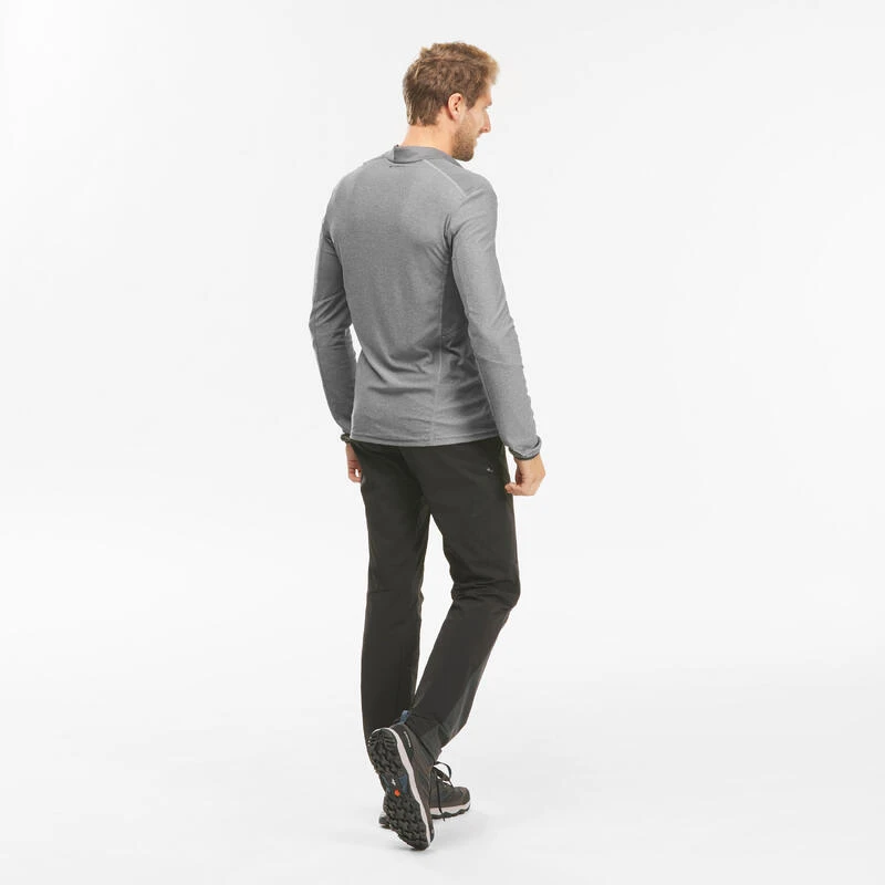 Quechua Wandelshirt Voor Heren MH550 Lange Mouwen Synthetisch Materiaal 2 Quechua Wandelshirt Voor Heren MH550 Lange Mouwen Synthetisch Materiaal - Afbeelding 2