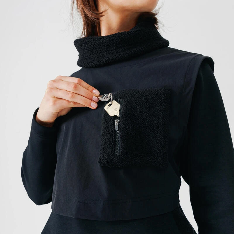 Kalenji Warme Lange Hardloopsweater Voor Dames Warm+ Long 7 Kalenji Warme Lange Hardloopsweater Voor Dames Warm+ Long - Afbeelding 7