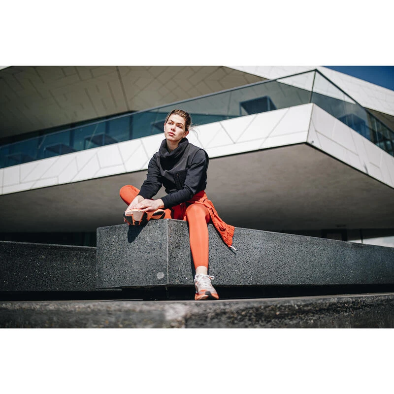 Kalenji Warme Lange Hardloopsweater Voor Dames Warm+ Long 10 Kalenji Warme Lange Hardloopsweater Voor Dames Warm+ Long - Afbeelding 10