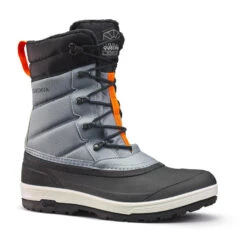 Quechua Warme Waterdichte Wandellaarzen Voor De Sneeuw Heren SH500 X-warm Veters