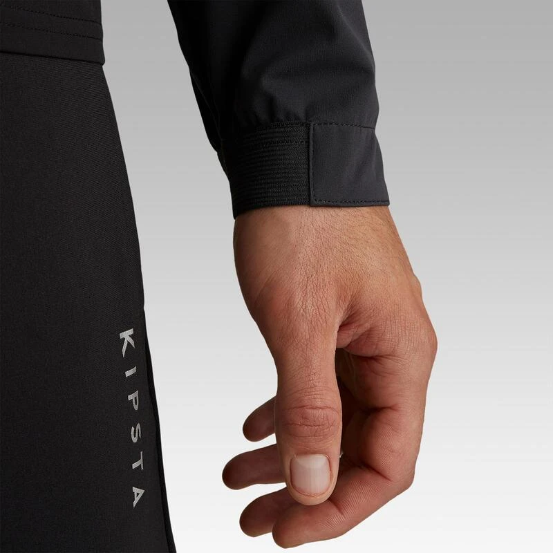 Kipsta Waterdicht Windjack Voor Voetbal Volwassenen T500 Zwart/carbon 7 Kipsta Waterdicht Windjack Voor Voetbal Volwassenen T500 Zwart/carbon - Afbeelding 7