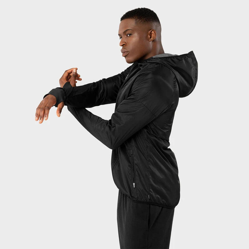 Windjack Fitness SIROKO Grand Marathon Zwart Heren 3 Windjack Fitness SIROKO Grand Marathon Zwart Heren - Afbeelding 3