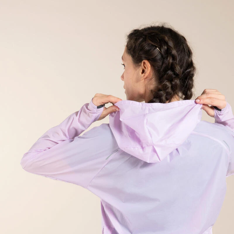 Windjack Voor Trail Running Dames Lila 6 Windjack Voor Trail Running Dames Lila - Afbeelding 6