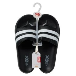 XQ Badslippers Heren Gestreept Zwart 7 XQ Badslippers Heren Gestreept Zwart -Regatta Verkoop xq badslippers heren gestreept zwart 3