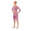 Xtreme Sportswear Dames Sportset - Korte Sportlegging + Sport Croptop - Roze