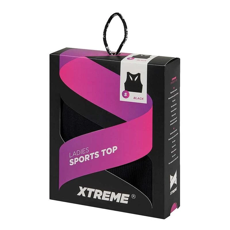 Xtreme Sportswear Sporttop Dames Zwart 5 Xtreme Sportswear Sporttop Dames Zwart - Afbeelding 5