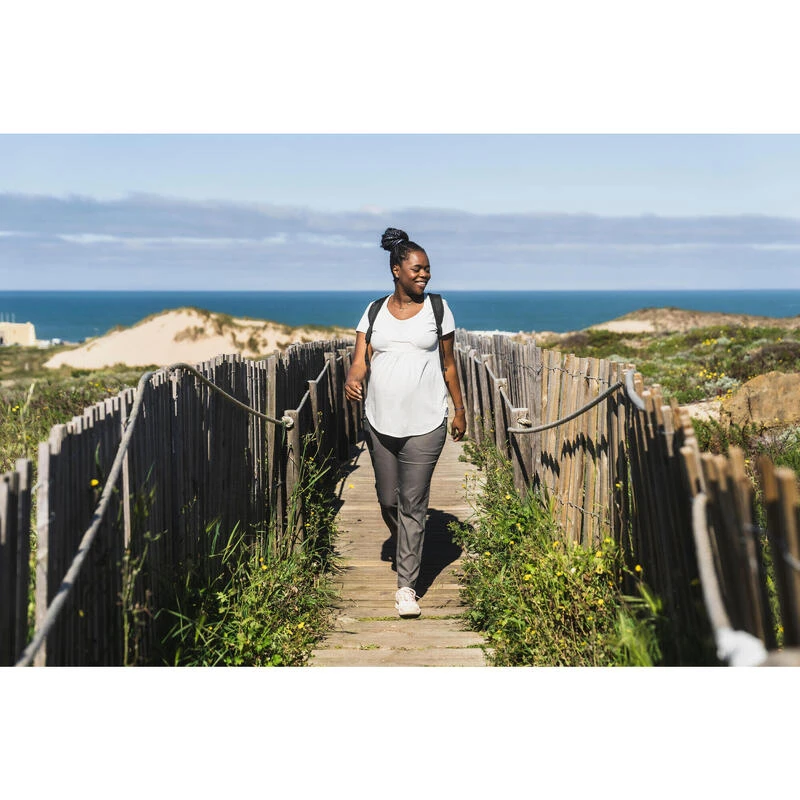 Quechua Zwangerschaps T-shirt Voor Wandelen 10 Quechua Zwangerschaps T-shirt Voor Wandelen - Afbeelding 10