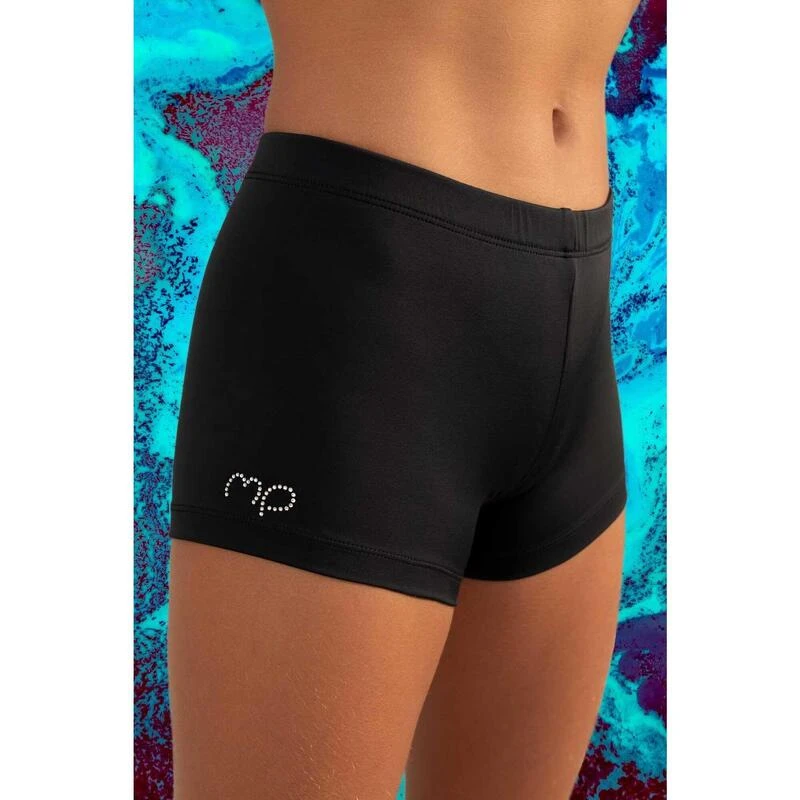 Zwarte, Strakke Turn- En Dansshort Voor Dames 1 Zwarte, Strakke Turn- En Dansshort Voor Dames